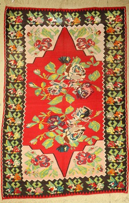 Karabagh Kelim, Kaukasus, um 1950, Wolle auf Wolle, ca. 312 x 206 cm, guter Zustand