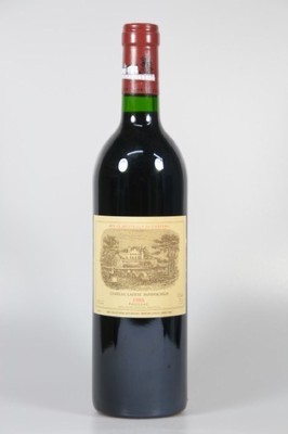 1 Flasche Chateau Lafite Rothschild 1988, Pauillac, Premier Grand Cru Classe, ca. 75cl, 12.5% Vol., Füllstand into neck, Bewertung Cellar Tracker ...