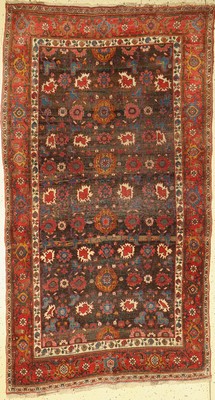 Bidjar antik, Persien, Ende 19.Jhd, Wolle auf Wolle, ca. 260 x 148 cm, Starke Gebrauchsspuren