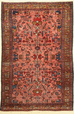 Lilian antik, Persien, um 1910, Wolle auf Baumwolle, ca. 147 x 100 cm, Mittlere Gebrauchsspuren
