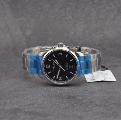 CERTINA DS Podium ungetragene Herrenarmbanduhr in Stahl, Schweiz aktuelle Produktion, Automatik, beids. vergl. Geh., Boden aufgedr., orig. ...