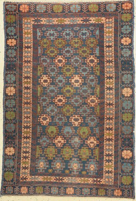 Schirwan antik, Kaukasus, Ende 19.Jhd, Wolle auf Wolle, ca. 141 x 100 cm, gleichmäßigdünn