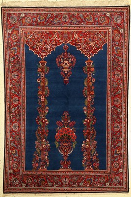 Keschan Kork fein, Persien, um 1930/1940, Korkwolle, ca. 200 x 134 cm, guter Zustand, Zwei kleine restaurierte Stellen.