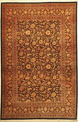 Ghom Seide, Persien, ca. 50 Jahre, reine Naturseide, ca. 200 x 132 cm, guter Zustand, kleiner Fleck