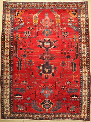 Meschgin alt, Persien, um 1940, Wolle auf Baumwolle, ca. 404 x 303 cm, guter Zustand, Mottenfraß Rückseite