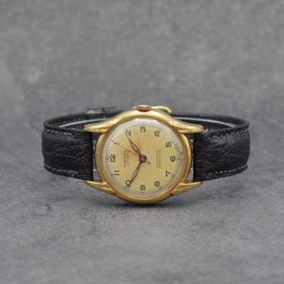PIERCE seltene Automatik-Armbanduhr, Schweiz um 1945, Rüttelautomatik, Aufzug erfolgt mit Hilfe einer Gewichtsmasse die durch 2 Stäbe bewegt wird, ...