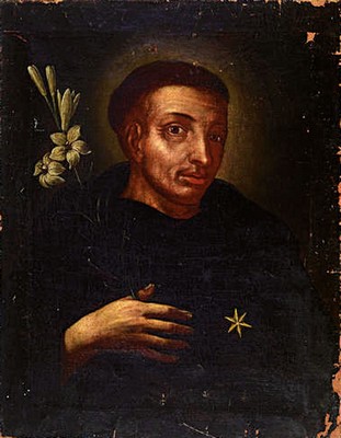 Unbekannter Künstler, süddeutsch, um 1760/70, Darstellung des heiligen Franziskus, Öl/Lwd, unsigniert, doubliert, ca. 51x39cm