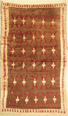 Schlafteppich, Türkei, um 1950, Wolle auf Wolle, ca. 215 x 133 cm, guter Zustand