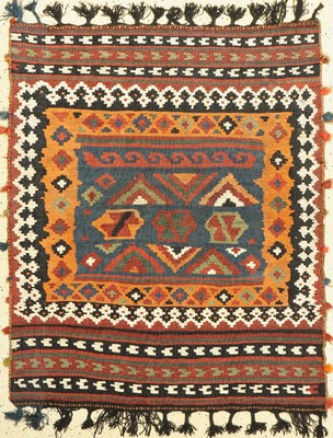 Ghaschgai Sofreh, Persien, um 1940, Wolle auf Wolle, ca. 113 x 94 cm, guter Zustand
