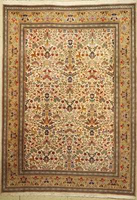 Täbriz Tabatabai, Persien, ca. 50 Jahre, Wolle auf Baumwolle, ca. 285 x 204 cm, guter Zustand