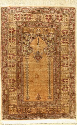Kayseri, Türkei, ca. 50 Jahre, merzerisierte Baumwolle, ca. 133 x 88 cm, guter Zustand, gereinigt