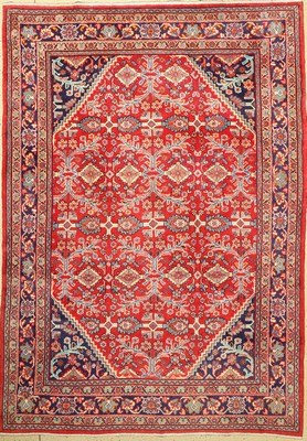 Sarogh Mahal, Persien, ca. 60 Jahre, Wolle auf Baumwolle, ca. 322 x 225 cm, guter Zustand