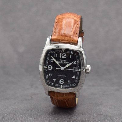 Daniel JeanRichard Herrenarmbanduhr TV Screen Referenz 24106, Automatik, Schweiz um 2003, Edelstahlgeh. inkl. orig. Lederband m. orig. Dornschl., ...