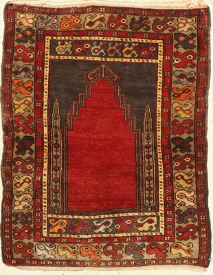 Yürük alt, Türkei, um 1940, Wolle auf Wolle, ca. 114 x 92 cm, guter Zustand