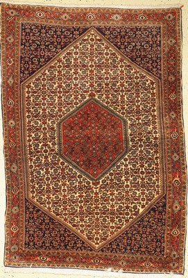 Bidjar Kork fein, Persien, ca. 50 Jahre, Korkwolle, ca. 170 x 120 cm, guter Zustand (verzogen)