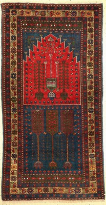 Taspinar alt, Türkei, um 1960, Wolle auf Wolle, ca. 207 x 110 cm, guter Zustand, kleineBeschädigung am Rand