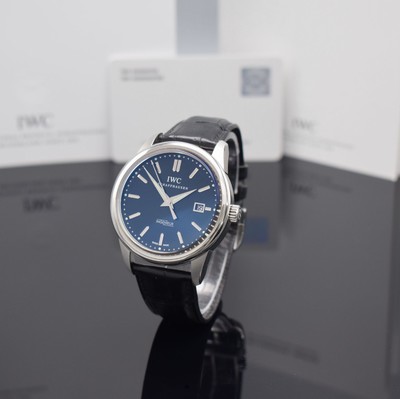 IWC Ingenieur große Herrenarmbanduhr in Stahl Referenz IW323301, Automatik, beids. vergl. 3-teil. Geh., Boden & Krone verschr., Glasrand aufgedr., ...