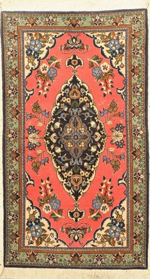 Ghom Kork, Persien, ca. 50 Jahre, Korkwolle, ca. 146 x 86 cm, guter Zustand, Leicht Fleckig