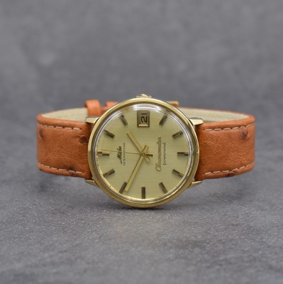 MIDO seltener Armbandchronometer Ocean Star in GG 585/000, Schweiz um 1965, Automatik, Monocoque-Geh., gold. Zifferbl. m. aufges. Std.-Ind., gold. ...