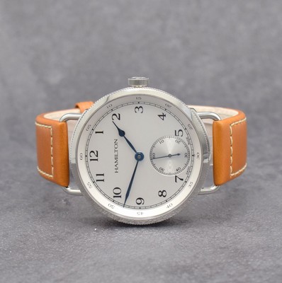 HAMILTON Khaki Navy Pioneer Armbanduhr Sondermodell 120th Anniversary Referenz H78719553, Handaufzug, auf 1892 Stück limitiertes Sondermodell in ...