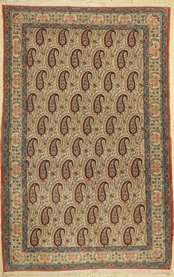 Ghom Kork alt, Persien, um 1930, Korkwolle,ca. 210 x 138 cm, EHZ: 2-3