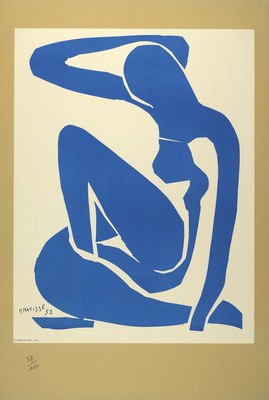 Henri Matisse, 1869-1954, Lithographie nach dem Linolschnitt aus der Folge Pasiphae: Chants de Minos, Linolschnitt initialen und dat. (19)38, ca. ...