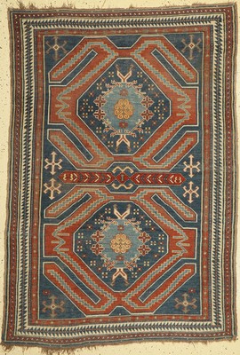 Eriwan antik, Kaukasus, um 1900, Wolle auf Wolle, ca. 163 x 115 cm, EHZ: 3