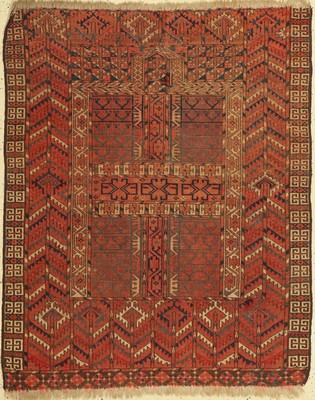 Tekke Engsi antik, Turkmenistan, um 1900, Wolle auf Wolle, ca. 130 x 106 cm, EHZ: 4