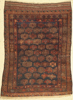 Belutsch antik, Persien, Ende 19 Jhd, Wolleauf Wolle, ca. 150 x 114 cm, EHZ: 4
