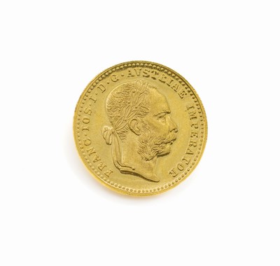 Goldmünze, 1 Dukat, Österreich-Ungarn, 1915, Franz Joseph I., offizielle Nachprägung
