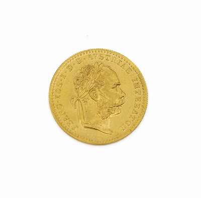 Goldmünze, 1 Dukat, Österreich-Ungarn, 1915, Franz Joseph I., offizielle Nachprägung