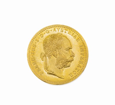Goldmünze, 1 Dukat, Österreich-Ungarn, 1915, Franz Joseph I., offizielle Nachprägung