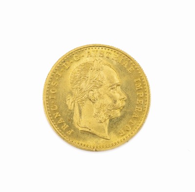 Goldmünze, 1 Dukat, Österreich-Ungarn, 1915, Franz Joseph I., offizielle Nachprägung