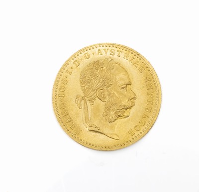 Goldmünze, 1 Dukat, Österreich-Ungarn, 1915, Franz Joseph I., offizielle Nachprägung
