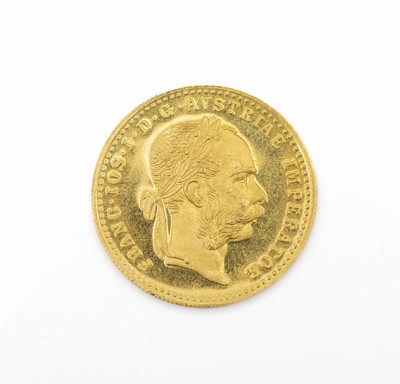 Goldmünze, 1 Dukat, Österreich-Ungarn, 1915, Franz Joseph I., offizielle Nachprägung