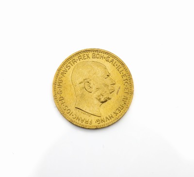 Goldmünze, 20 Kronen, Österreich-Ungarn, 1915, Franz Joseph I., XX CORONAE MDCCCCXV, offizielle Nachprägung