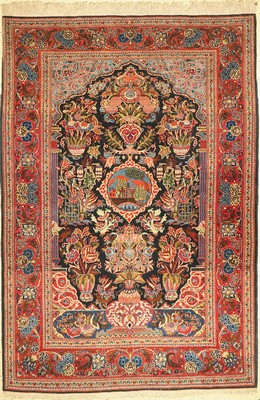 Keschan Kork fein, Persien, um 1940, Korkwolle, ca. 205 x 143 cm, EHZ: 2