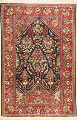 Sarogh Ghiasabad, Persien, ca. 50 Jahre, Korkwolle, ca. 208 x 138 cm, EHZ: 2