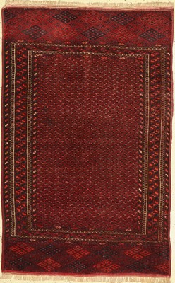 Tekke fein, Turkmenistan, um 1940, Wolle auf Wolle, ca. 151 x 98 cm, EHZ: 3