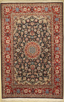 Yazd fein (Scherkat), Persien, ca. 40 Jahre, Korkwolle, ca. 305 x 200 cm, EHZ: 2