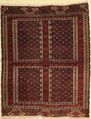 Yomuth Engsi antik, Turkmenistan, 19 Jhd, Wolle auf Wolle, ca. 160 x 130 cm, EHZ: 3