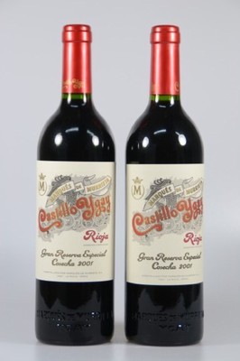 2 Flaschen Castillo YGay Reserva Esp., 2001, Gran Reserva Especial, jeweils 75cl, Füllstand high fill, selten im Angebot