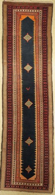 Sarab antik, Persien, um 1910/1920, Wolle auf Wolle, ca. 370 x 107 cm, EHZ: 3-4