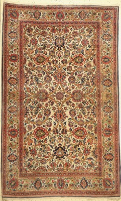 Keschan Kork alt, Persien, um 1940, Korkwolle, ca. 222 x 140 cm, EHZ: 2-3