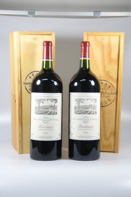 2 Magnumflaschen 2010 Selection Prestige, Barons de Rothschild (Lafite), Bordeaux, a.c., je 1500 ml, orig. verkorkt und unverkostet, in orig. ...