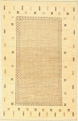 Gabbeh fein Loribaft, Persien, ca. 40 Jahre, Wolle auf Wolle, ca. 130 x 82 cm, EHZ: 2