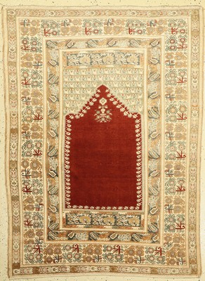 Panderma alt, Türkei, um 1920, Wolle geknüpft auf Baumwolle, ca. 167 x 125 cm, EHZ: 3