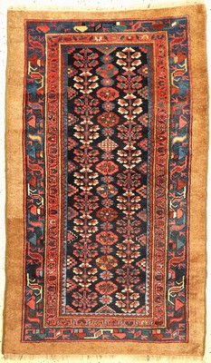 Antiker Sarab(Kamelwolle), Persien, um 1900, Kamelwolle geknüpft auf Wolle, ca. 187 x 112 cm, EHZ: 2 (guter Zustand)