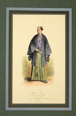 Konvolut Kupferstiche, Japan, 1890-1900, Holz- u. Kupferstiche aus diversen Zeitschriften u. Publikationen aus Frankreich,Italien, England u. ...