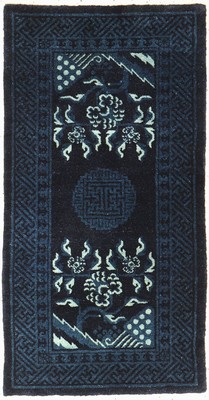 Pao Tow antik, China, um 1910, Wolle geknüpft auf Baumwolle, ca. 127 x 68 cm EHZ:2(guter Zustand).